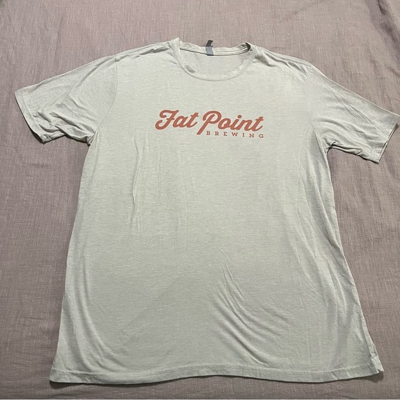 Fat Point Brewing Punta Gorda Florida Men's Gray T-Shirt Jellyfish Beer Size XXL - Picture 2 of 8